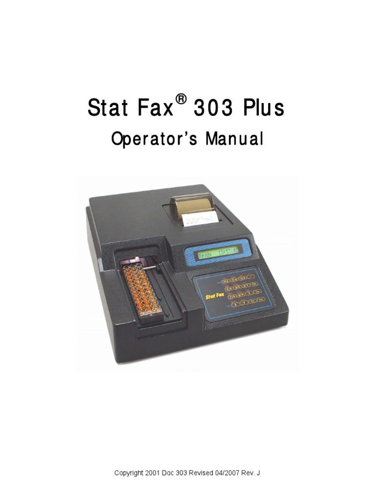 StatFax Manual En Mains Electricity Power Supply