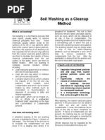 What is Soil Washing