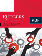 Rutgers PHD Brochure