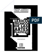 Lexico Tecnico Artes Plasticas