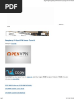 Raspberry Pi OpenVPN Server Tutorial