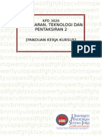 Panduan Kerja Kursus Kpd 3026 Sem 2