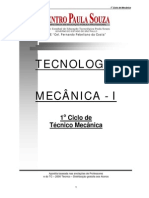 Tecnologia Mecânica I (ETE Piracicaba, 2000)