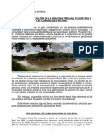 Contaminacion Petrolera en Peru. Pluspetrol y Las Comunidades Indigenas. Big Madero
