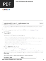 Designing A RESTful API With Python and Flask - Miguelgrinberg