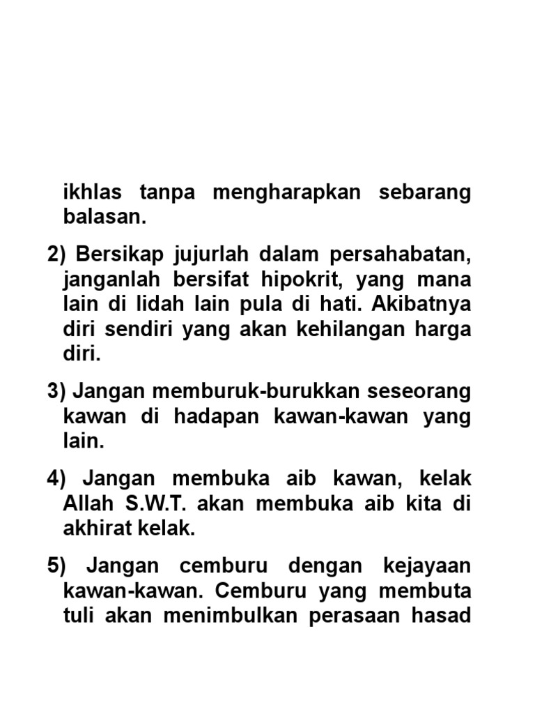 Adab Terhadap Kawan Pdf