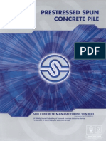 Dimension and Design Properties of Concrete Spun Piles