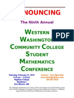 WWCCSMC Announcement 2015