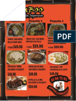 Menu Precios