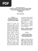 ArtikelSKRIPSI PENGARUH TERAPI OKUPASI AKTIVITAS MENGGAMBAR TERHADAP KEMAMPUAN KOMUNIKASI VERBAL KLIEN DENGAN MENARIK DIRI DI RUMAH SAKIT JIWA PROPINSI BALI TAHUN 2014