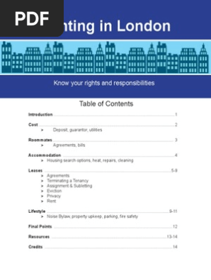 Renting in London