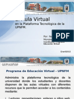 El Aula Virtual en La UPNFM