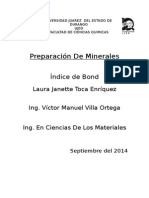 Indices de Bond o Indice d Trabajo