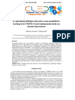 El Aprendizaje Dialógico Interactivo Como Modalidad B-Learning de La UNEFM Teoría Fundamentada Desde Sus Docentes Innovadores