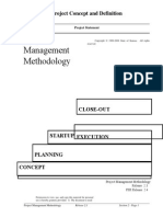Project Management Methodology: Project Concept and Definition