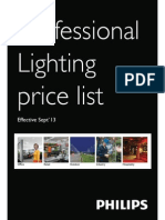 Philips Light Fixture Price List Wef 1-9-2013