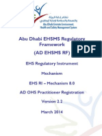 Mechanism 8 0 - AD EHS Practitioner Registration - Ver 2.2 (March 2014)