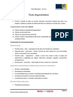 Ficha Informativa Texto Argumentativo