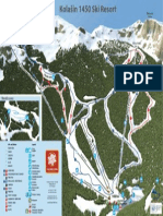 Kolasin 1450 Ski Resort Map