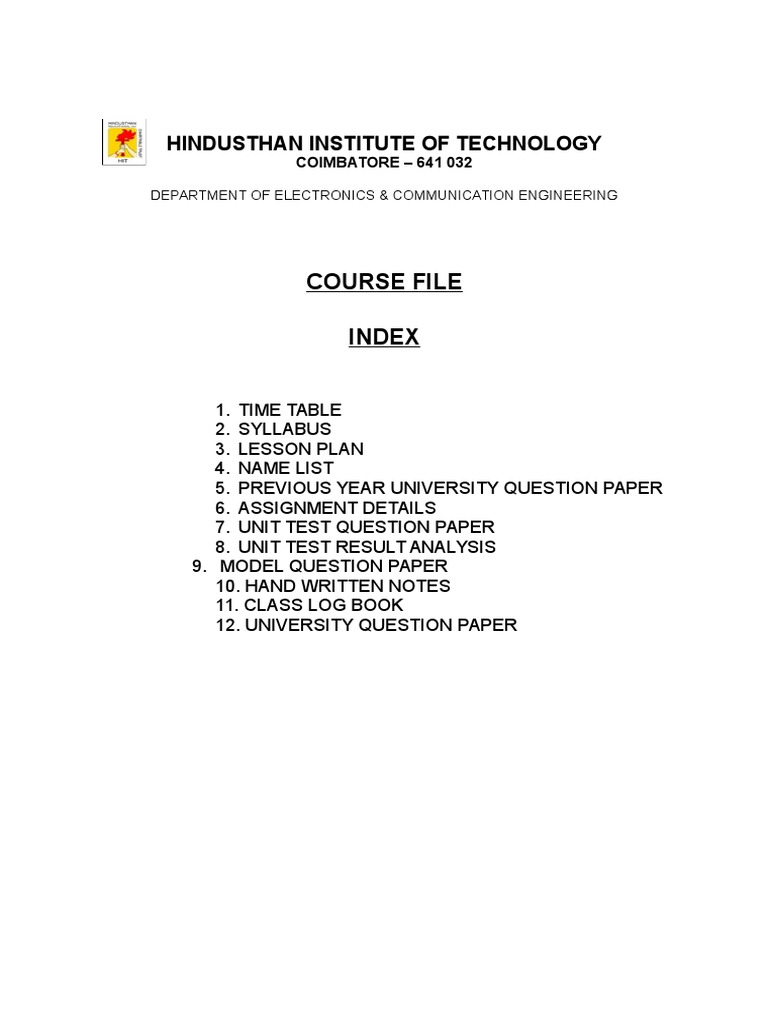 Control System Engineering Course File | PDF