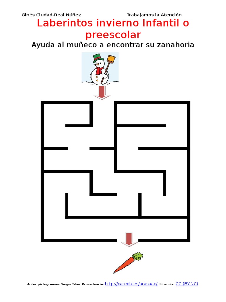 Laberintos de Invierno para Preescolar | PDF | Negocios | Ciencias sociales