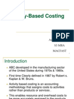 Activity Based Costing