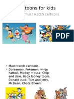 Cartoons For Kids: List of Must Watch Cartoons
