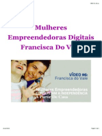 Mulheres Empreendedoras Digitais - Francisca Do Vale