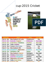 World Cup-2015 Cricket