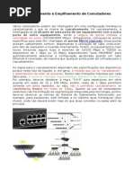 Cascateamento e Empilhamento de Comutadores