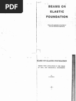 Beams On Elastic Foundation by Hetenyi | PDF