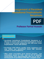 Managment of Persistent Trophoblastic Disease