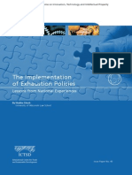The Implementation of Exhaustion Policies