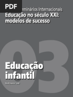 CICLO DE SEMINÁRIOS INTERNACIONAIS EDUCAÇÃO NO SÉCULO XXI