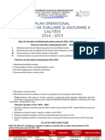 Plan Operațional LTFI 2014-2015