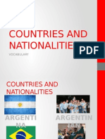 Countries and Nationalities