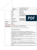 Syllabus International Business SPRING 2015