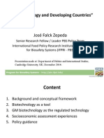 Jose Falck Zepeda Presentation Cambridge University December 2014 FINAL On Biotechnology and Developing Counries