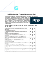 Personal Assessment Tool