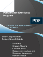2012 Criteria For Performance Excellence
