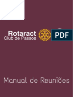 Manual de Reuniões - Rotaract Club de Passos