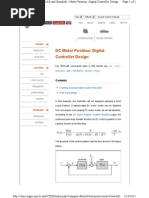 DC Motor Position: Digital Controller Design: Tips About Basics Index Next