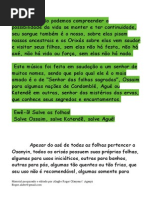 Folhas sagradas dos Orixás