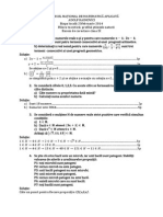 CONCURSUL NAȚIONAL DE MATEMATICĂ APLICATĂ ADOLF HAIMOVICI Etapa Locală 2013 - Stiintele Naturii