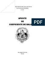 Coeficientes de Balasto - Apuntes