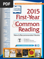 Random House Academic First-Year and Common Reading 2015