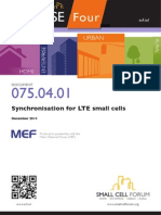 075 Synchronization for LTE Small Cells