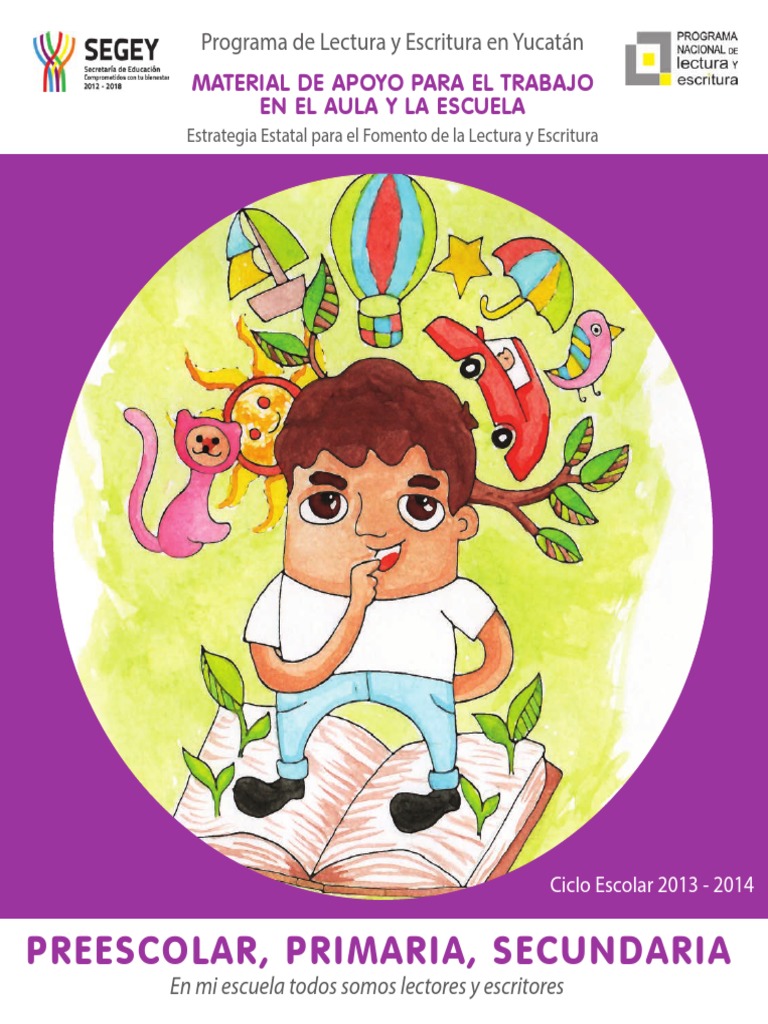 Material de Apoyo Lectura y Escritura | PDF | Jardín de infancia ...