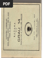 REAA - Ritual Do Grau 14 - Perfeito e Sublime Maçom