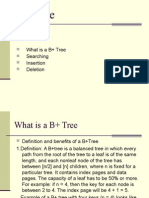 B+ Tree: What Is A B+ Tree Searching Insertion Deletion